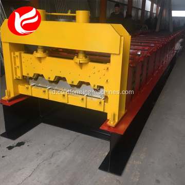 H75 baja seng lantai dek roll membentuk mesin